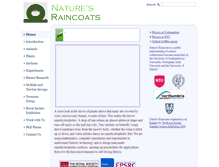Tablet Screenshot of naturesraincoats.com